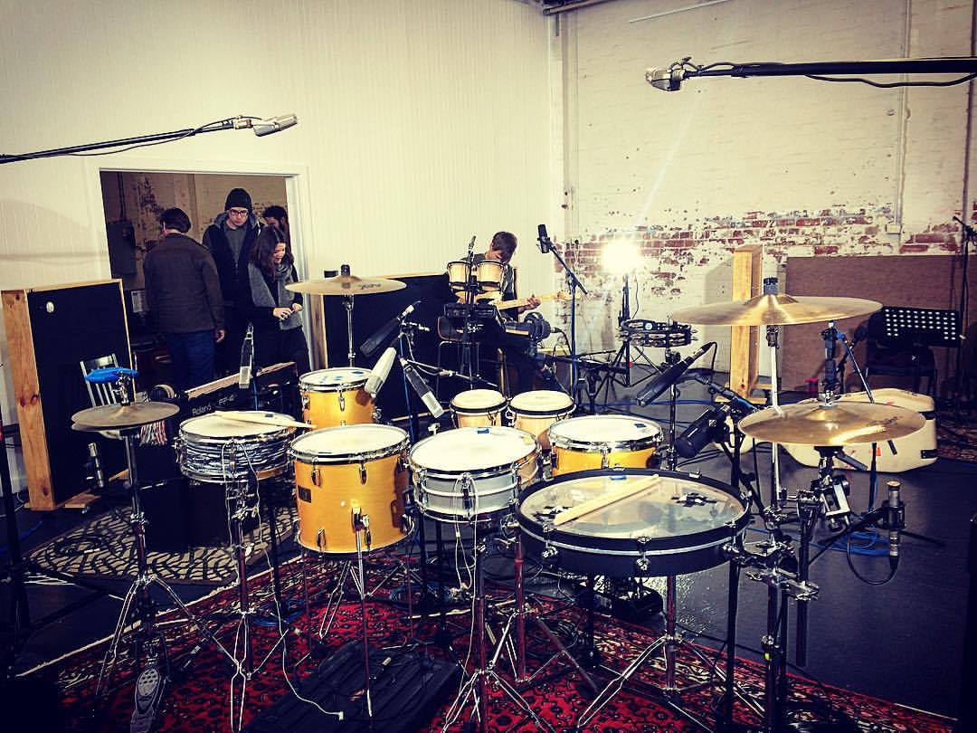 Some more filming/recording with Evan Klar today.