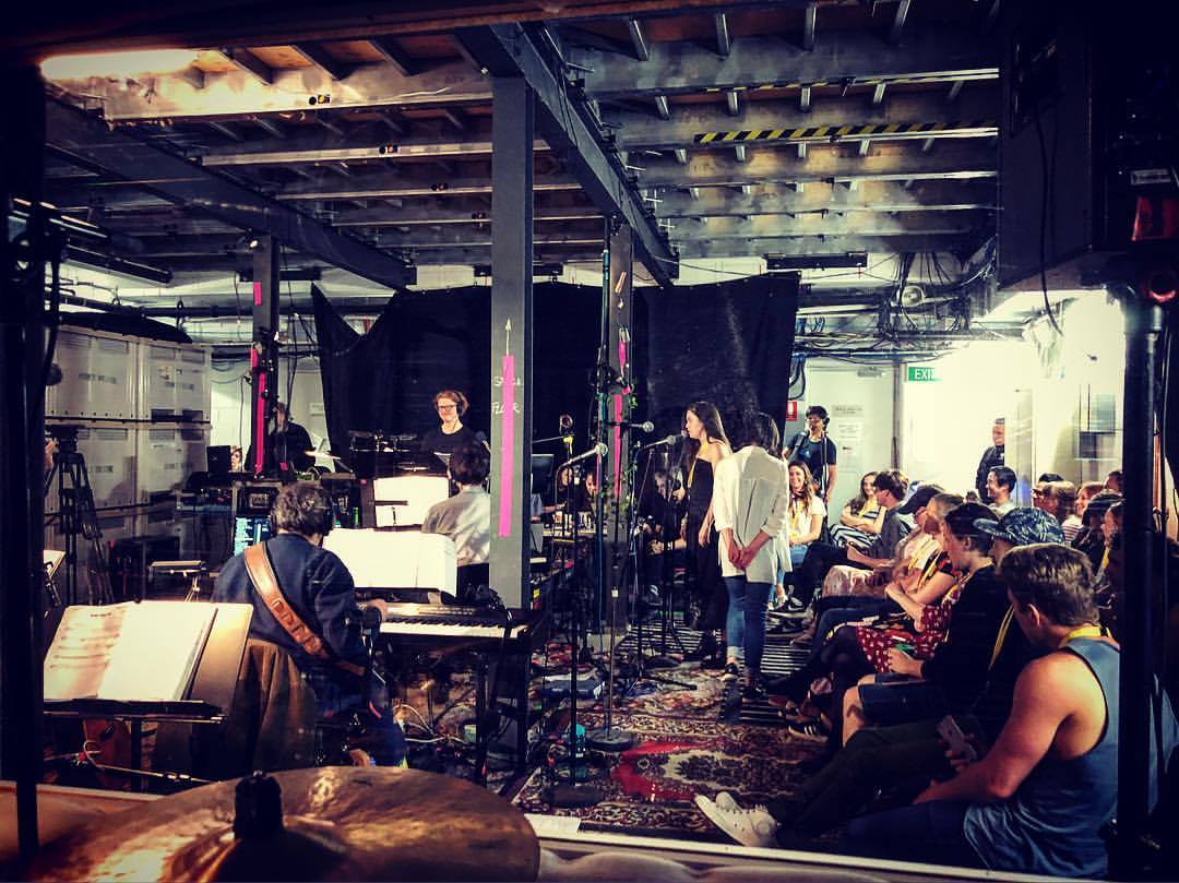 Sitzprobe in full effect! First time for the cast and band to come together for...
