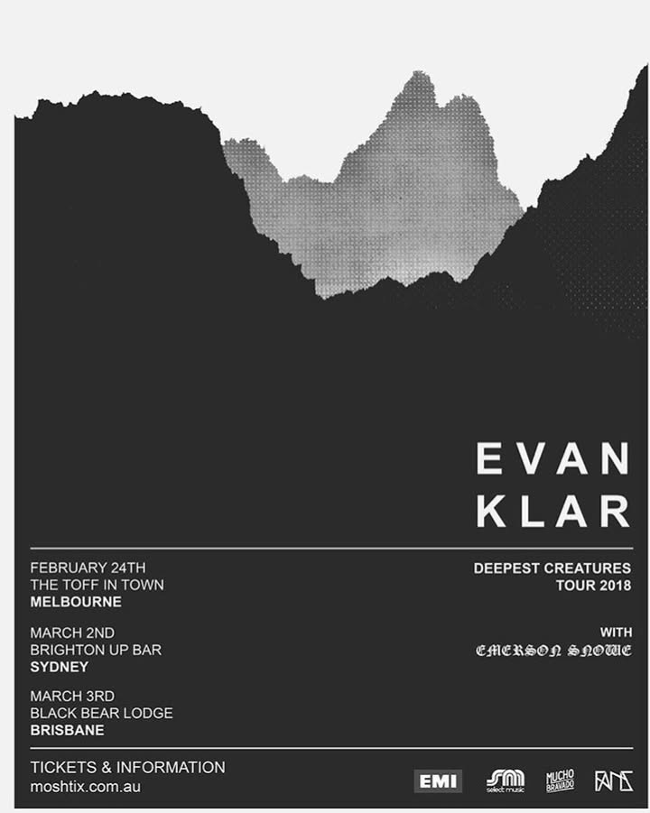 Pumped to be hitting the road with Evan Klar across the next couple of months...
