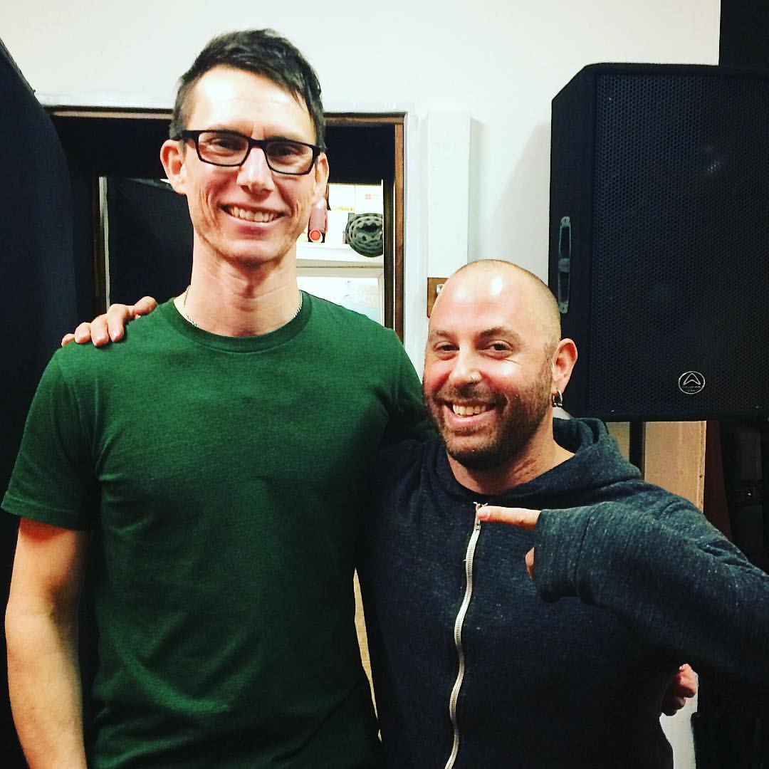 Awesome to have Dave Elitch come in to my studio to teach some lessons today...