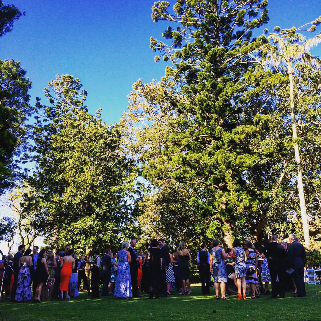 Set up with Ramjet for the outdoor acoustic set for a wedding. This venue is...